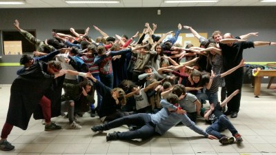 5ème jour du camp de l'aumônerie à Saint Laurent sur Sèvre en Vendée