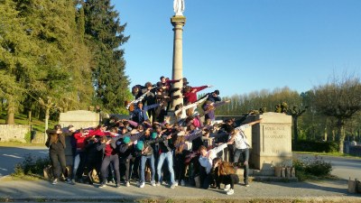 6ème jour du camp de l'aumônerie à Saint Laurent sur Sèvre en Vendée