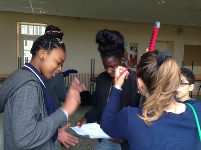 1er jour du camp de l'aumônerie à Douvres la Délivrande