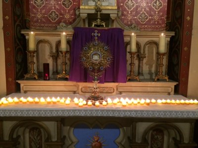 Confessions des enfants du cate et de l'Aumônerie et nuit d'adoration