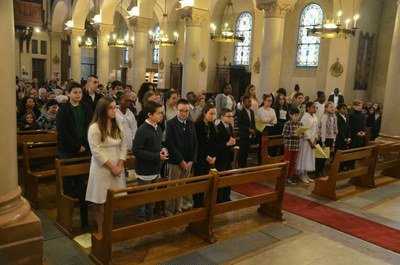 Confirmation pour des jeunes de l'Aumônerie