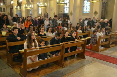 Confirmation pour des jeunes de l'Aumônerie