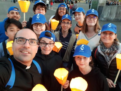 2ème jour du FRAT à Lourdes