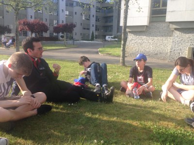 2ème jour du FRAT à Lourdes