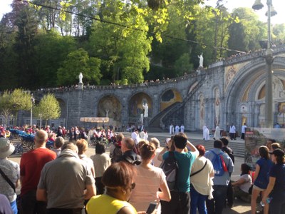 4ème jour du FRAT de Lourdes