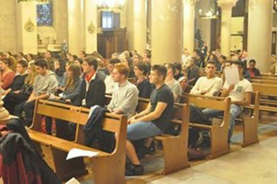 Messe de rentrée de l'aumônerie