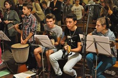 Messe de rentrée de l'aumônerie