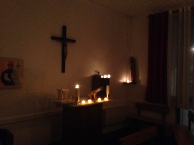 Messe des cendres à l'aumônerie Vacourdy