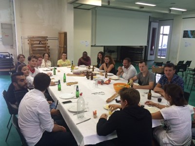 Messe enseignement et billard animateurs de l'aumônerie et parents de l'association du GPC