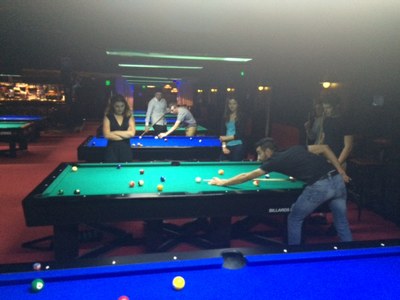 Messe enseignement et billard animateurs de l'aumônerie et parents de l'association du GPC