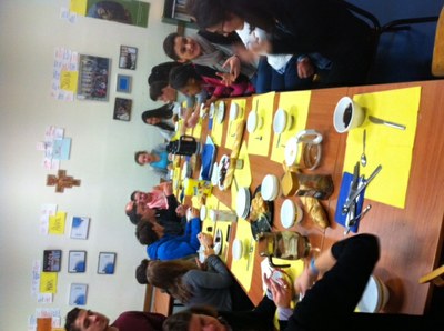 Partage de Carême entre l’aumônerie et les Jeunes Pros