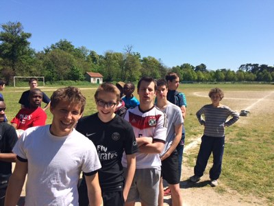 Tournoi de foot des Aumôneries de l'est parisien jeudi 5 mai 2016