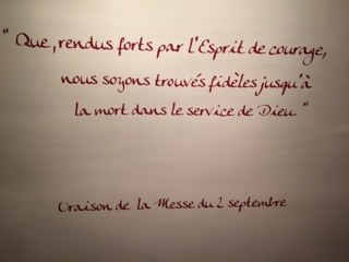 Visite du Seminaire des Carmes avec les Second Cycle de l'Aumonerie